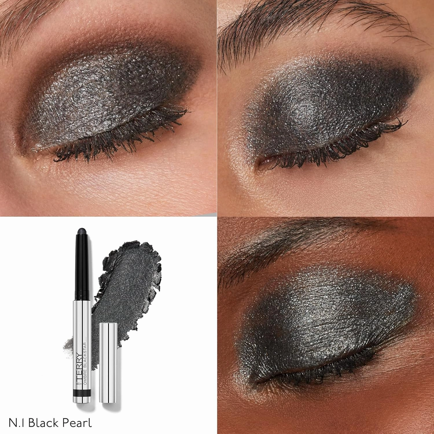 By Terry Ombre Blackstar Cream 3-in-1 Eyeshadow Pen | Black Pearl | Anti-Ageing Technology | 1.64g (0.06 oz)