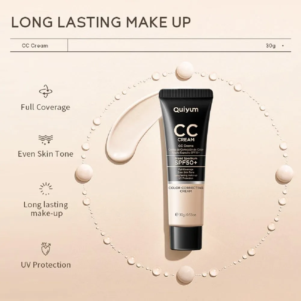 CC cream 30ml concealer beautifying skin moisturizing moisturizing concealer before makeup lasting makeup (270 Wheat color, 30g)