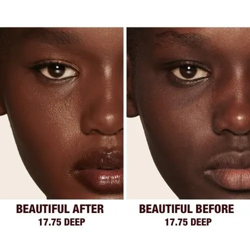Charlotte Tilbury Beautiful Skin Medium to Full Coverage Radiant Concealer with Hyaluronic Acid – 17.75 Deep