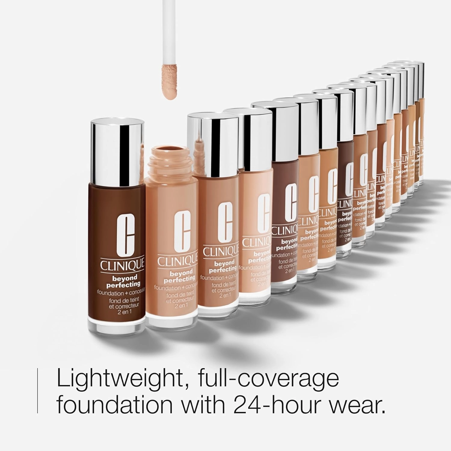 Clinique Beyond Perfecting Liquid Lightweight Full Coverage Foundation   Concealer For Dry Combination to Oily Skin Types