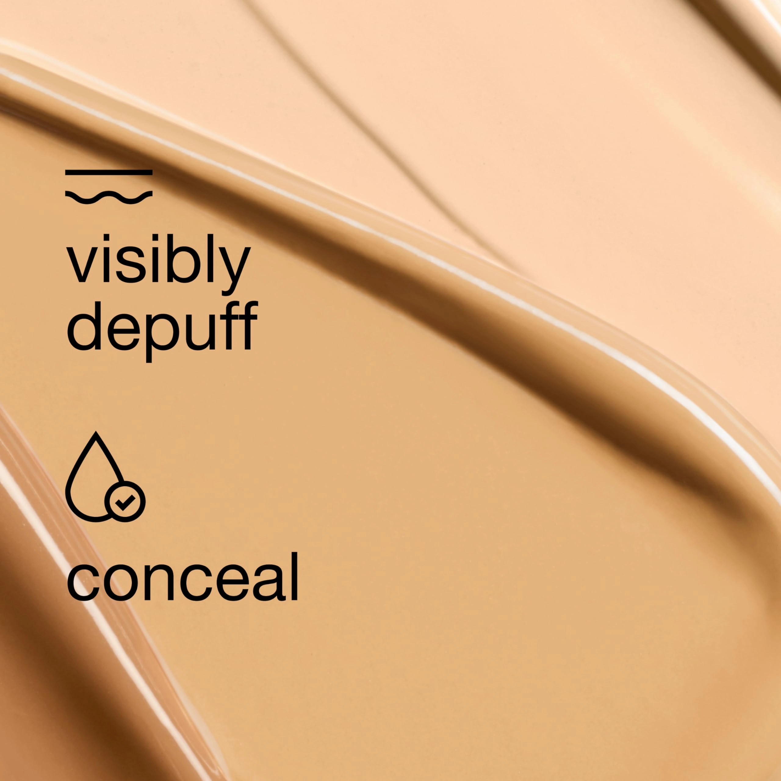 Clinique Even Better All-Over Full Coverage Concealer   Eraser For Dark Circles | Hydrating, Brightening   Depuffing, Beige, 0.2 Fl Oz