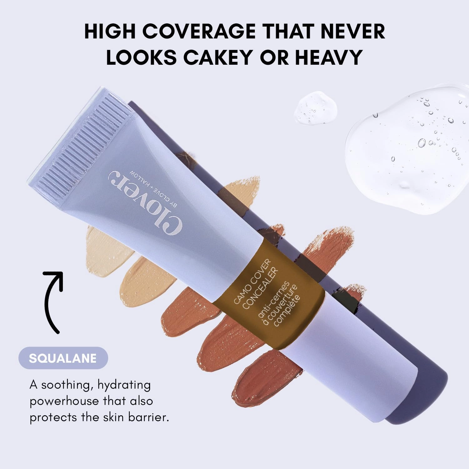 Clover Camo Cover Face & Under Eye Concealer Cruelty-Free & Vegan Natural Makeup