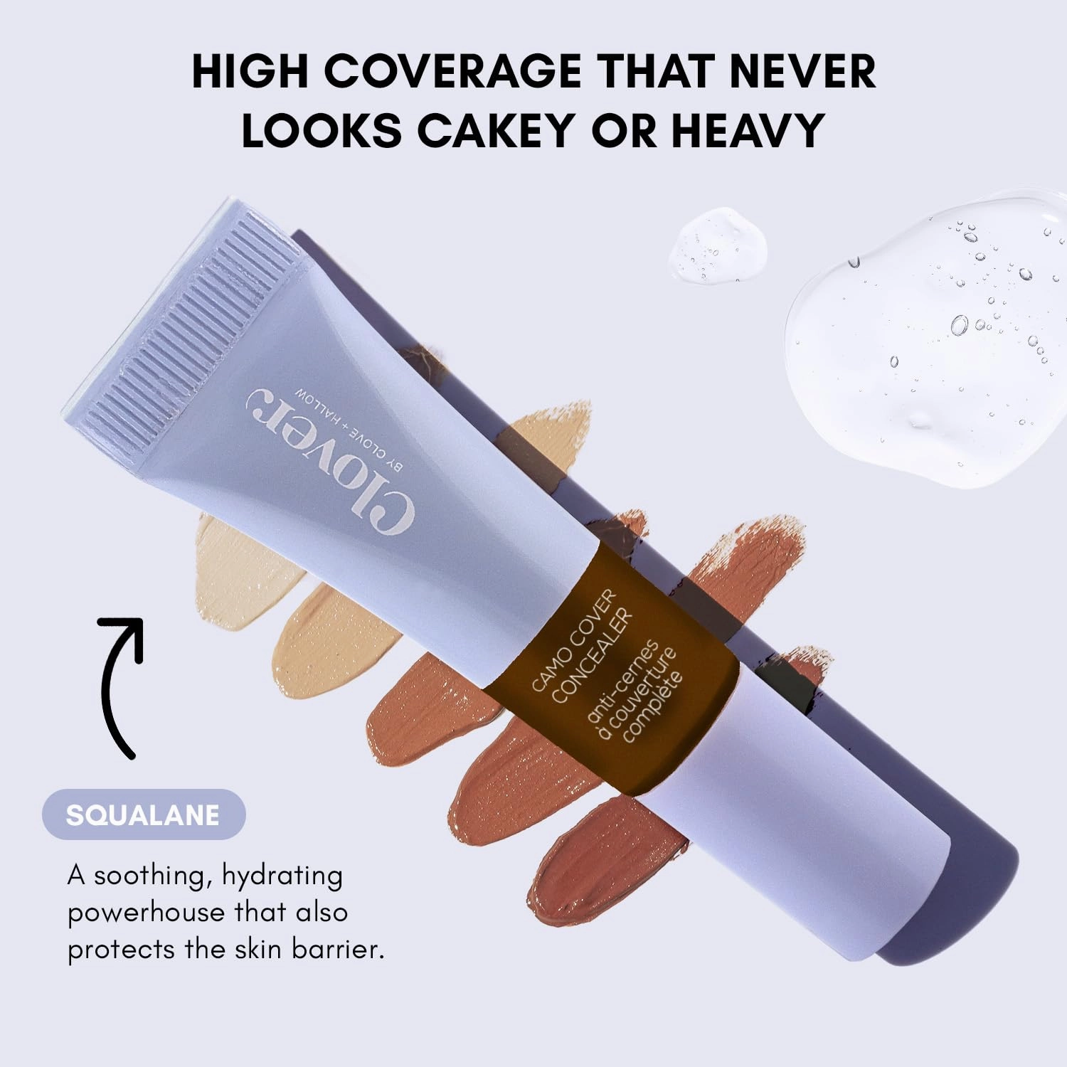 Clover Camo Cover Face & Under Eye Concealer Cruelty-Free & Vegan Natural Makeup