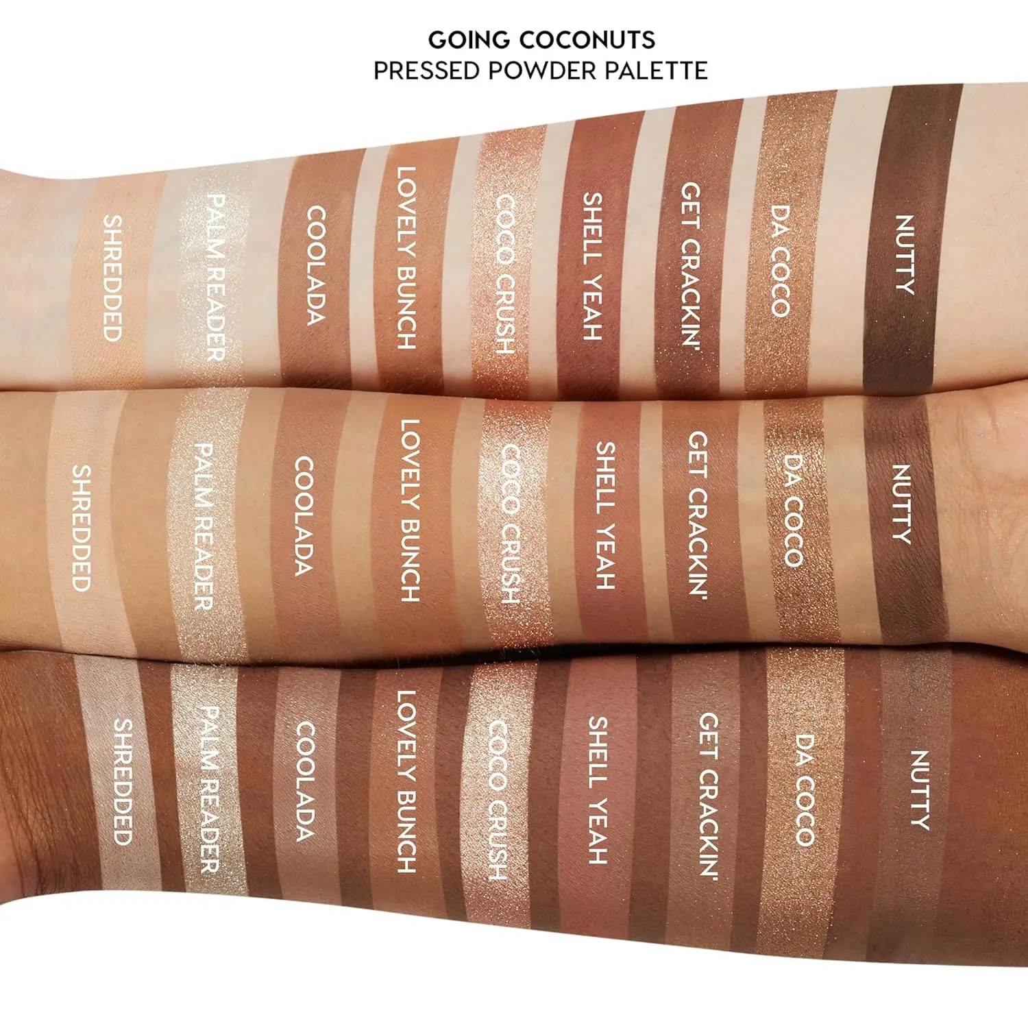 Colourpop Going Coconuts Eyeshadow Palette - Cool-Toned Neutral Eyeshadow Palette with Ultra-Velvety and Silky Finishes - High-Pigment Eye Makeup with a Long-Wearing Formula (0.3 oz)