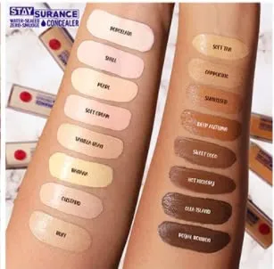Concealer J. Cat Beauty Stay surance Water-Sealed Zero-Smudge Concealer Water Proof Delivers Buildable Coverage Without Any Creasing Or Caking 4.8ml / 0.16 fl. oz. (105 Vanilla Bean)