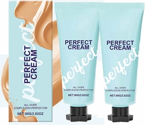 Concealer Cream All-Over Complexion Perfector,Long-Lasting CC Cream Foundation,Body Coverage Perfector,Waterproof Transfer-Resistant Skin Tint