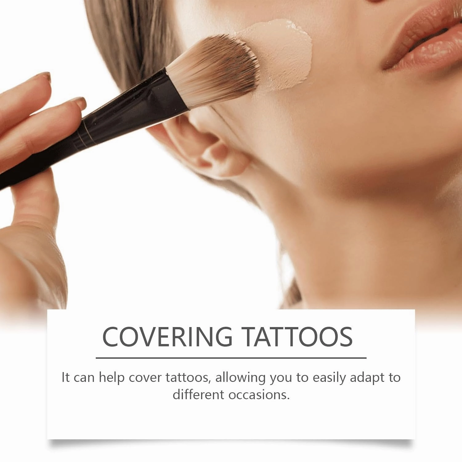 Concealer Cream All-Over Complexion Perfector,Long-Lasting CC Cream Foundation,Body Coverage Perfector,Waterproof Transfer-Resistant Skin Tint