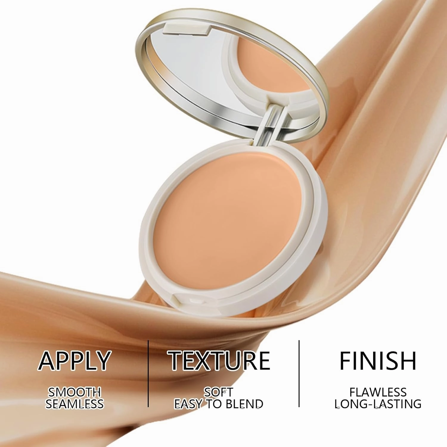Concealer Cream Palette Correct Conceal Flawless Foundation Makeup Medium to Full Coverage (Medium)