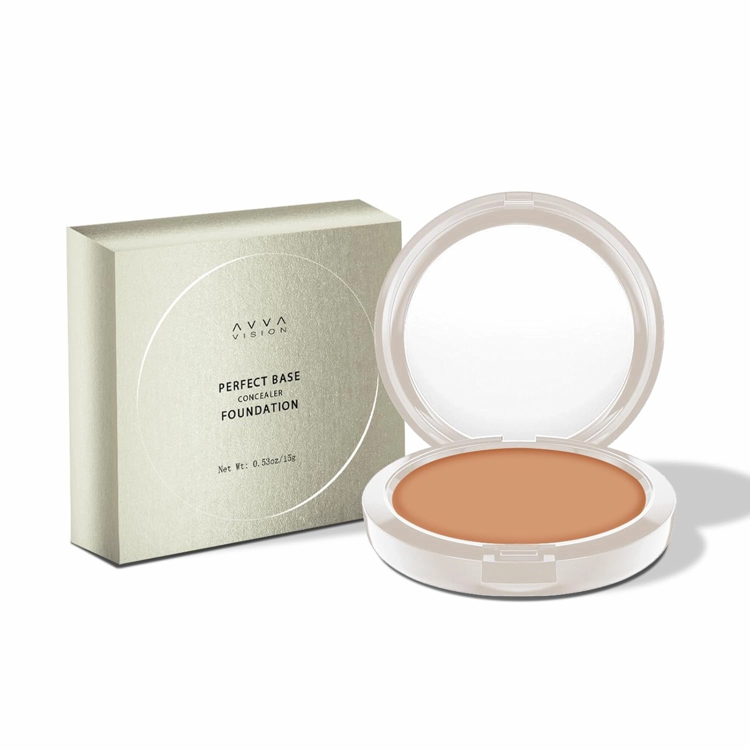 Concealer Cream Palette Correct Conceal Flawless Foundation Makeup Medium to Full Coverage (Medium)