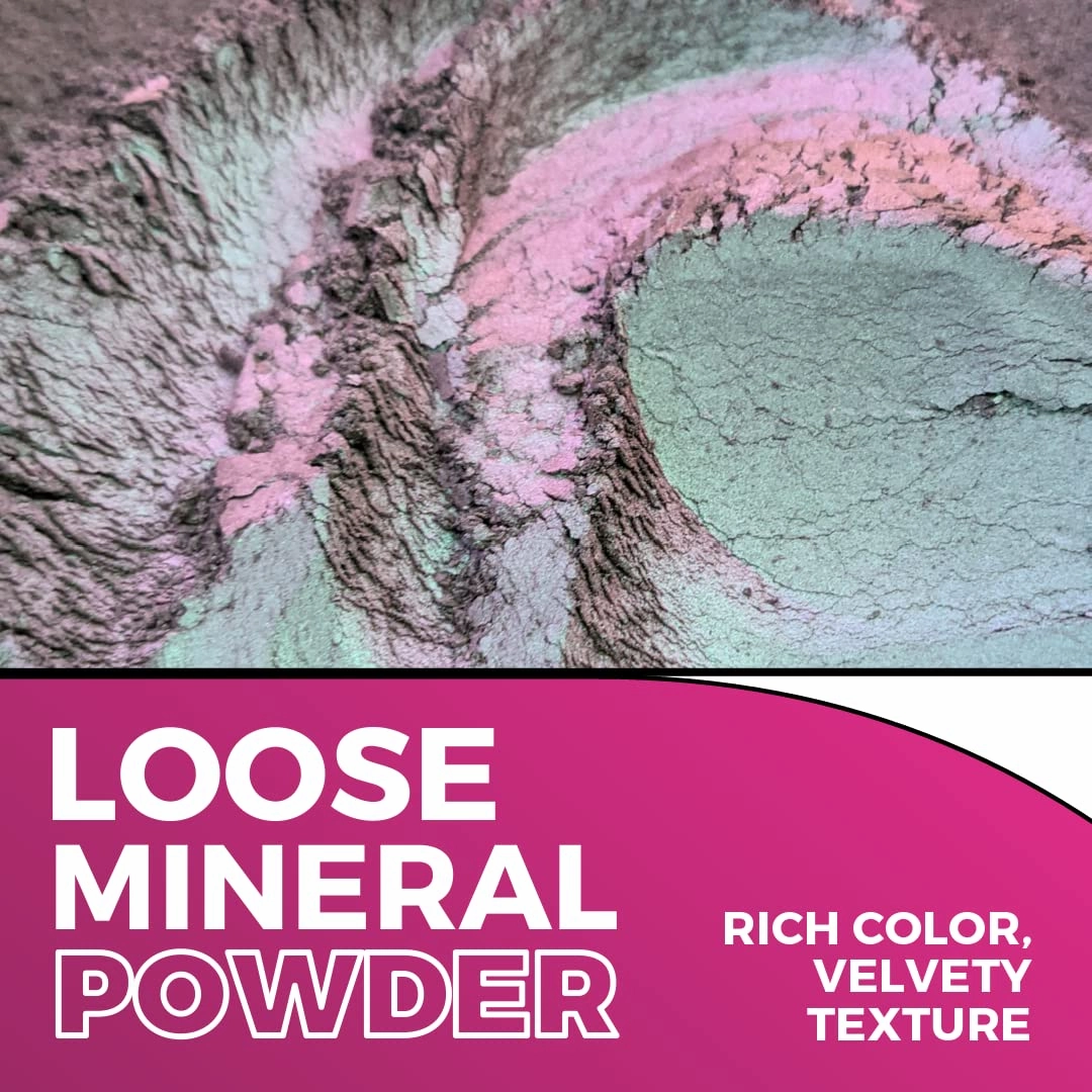 Concrete Minerals Variety Collection, Silky- Smooth and Highly Pigmented Cosmetics, 100% Vegan and Cruelty Free, Loose Mineral Eyeshadow Powder, Handmade in USA (Masquerade)
