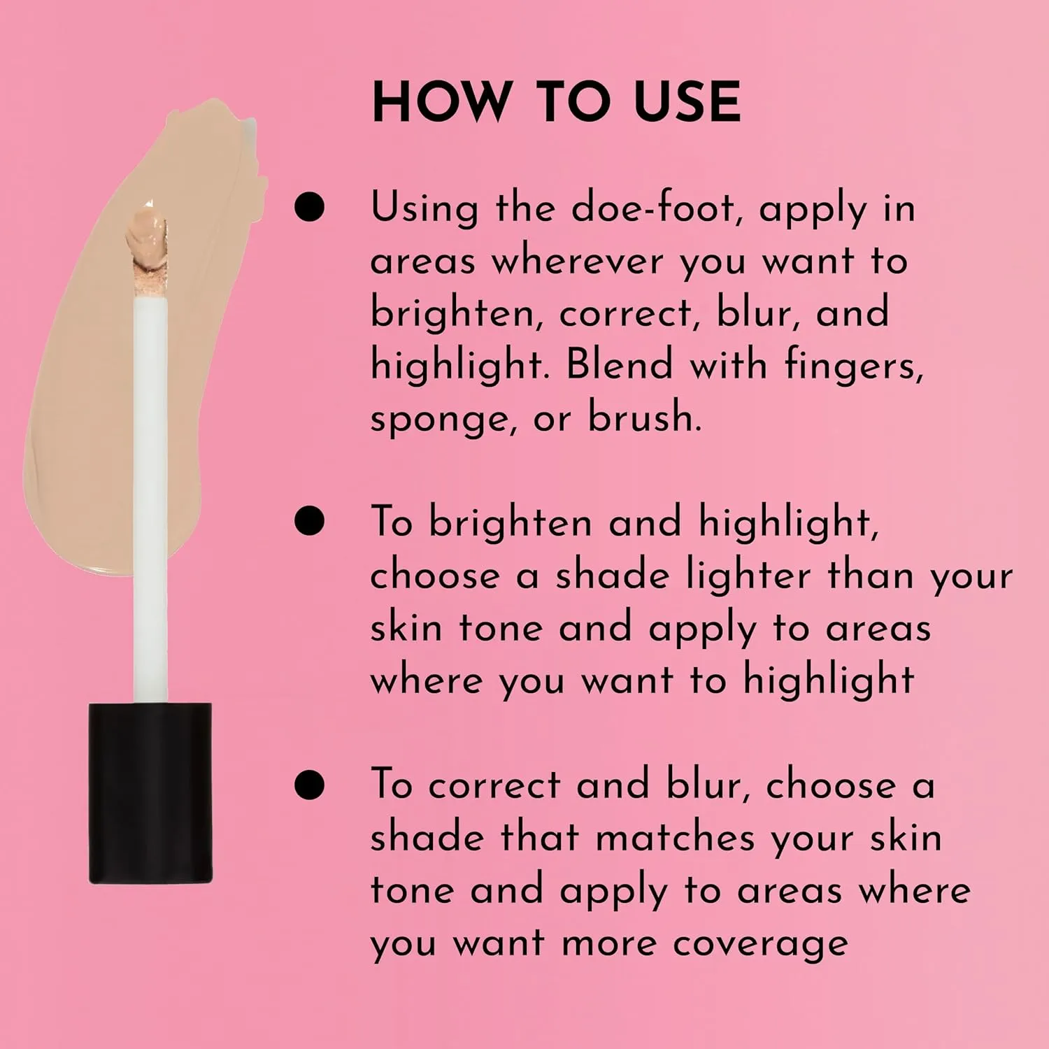 Conseal The Deal Lightweight Longwear Everyday Concealer - Linen - with Antioxidants and Caffeine to Reduce Dark Circles and Puffiness. Long-Wearing and Self-Setting, Silicone-Free - 5 ml.