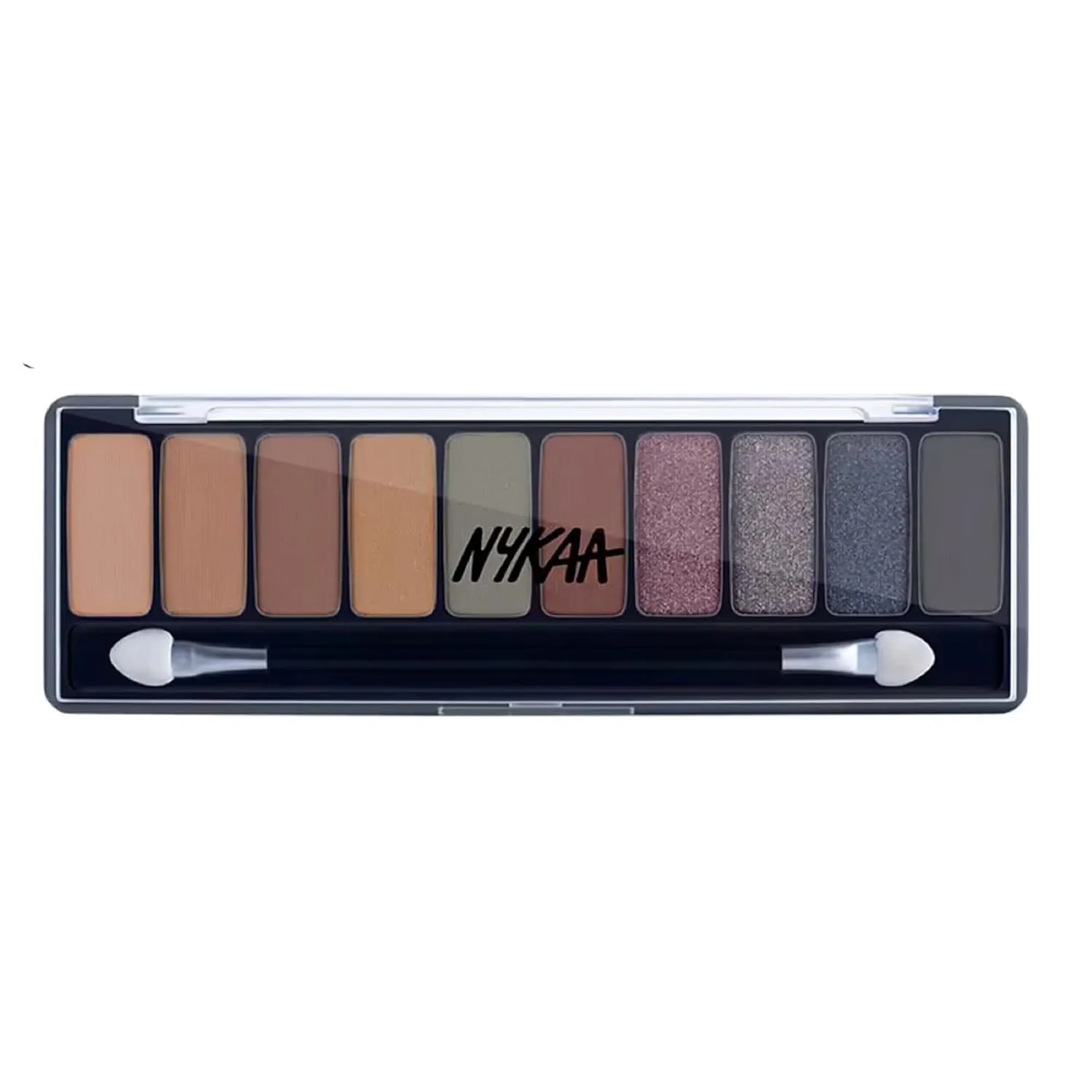 Cosmetics Eyes On Me 10-in-1 Eyeshadow Palette - Long Lasting Eye Makeup - Eyeshadow with Green, Blue and Nude Shades - Tinsel Twilight - 1 pc