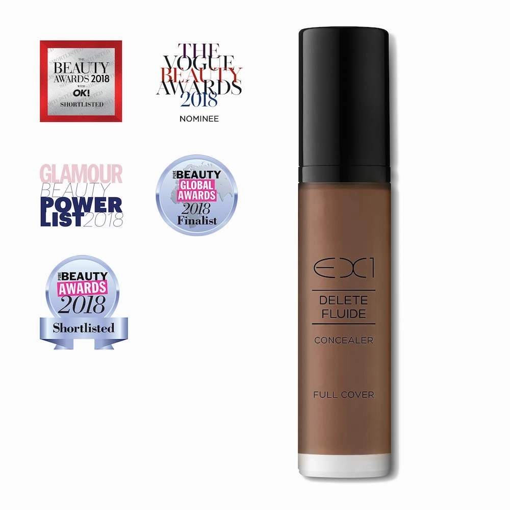 Cosmetics Delete Fluide Full Coverage Liquid Concealer Makeup Shade 20.0- Vegan, Oil free with Ultra-Blendable Formula for Seamless Finish