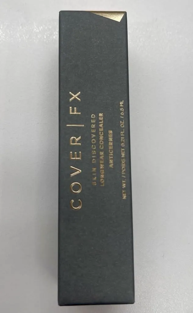 COVER FX Skin Discovered Longwear Full Coverage Concealer | Buildable Crease-Resistant High Coverage Formula Conceals, Corrects, and Brightens | L2-Light to medium skintones with cool undertones