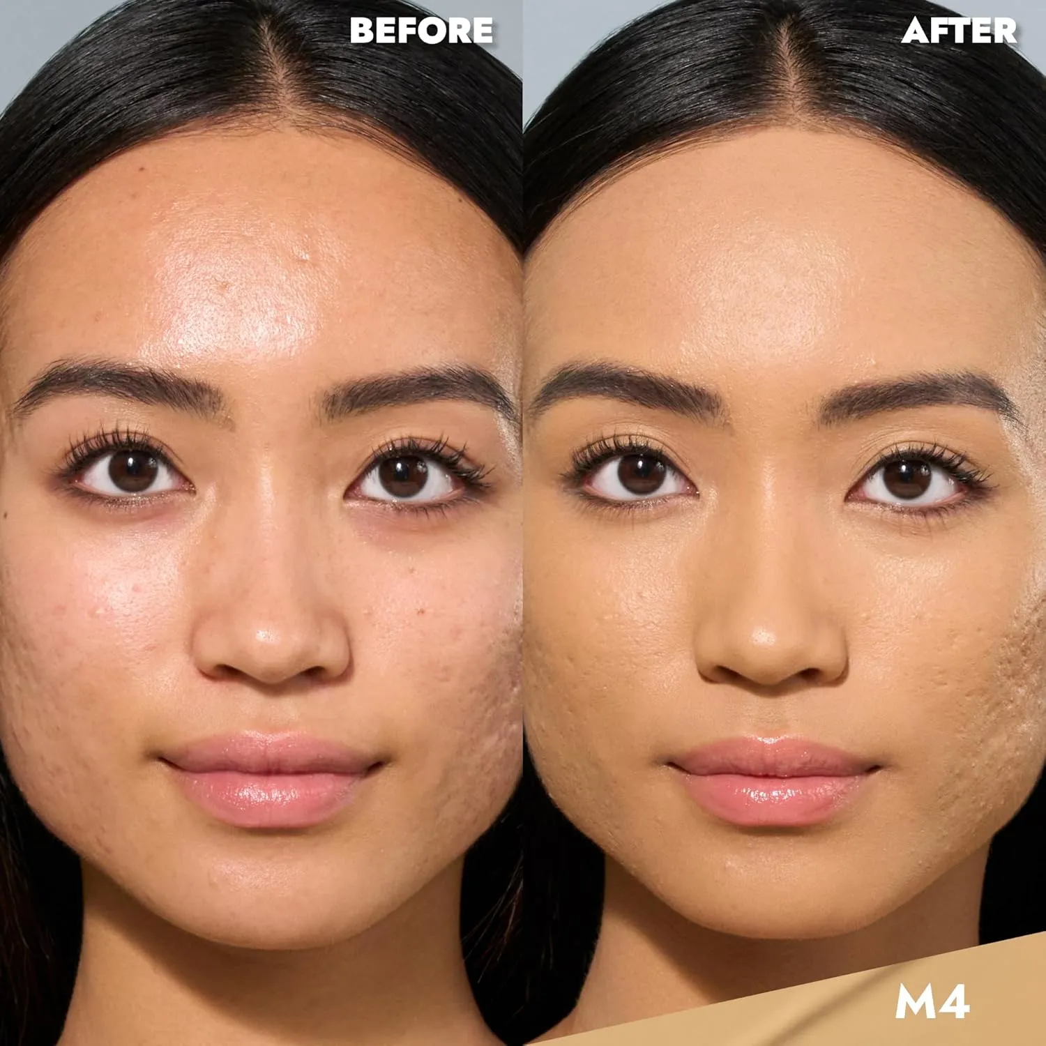 COVER FX Skin Discovered Longwear Full Coverage Concealer | Buildable Crease-Resistant High Coverage Formula Conceals, Corrects, and Brightens | M4-Medium to Tan Golden Neutral Undertone