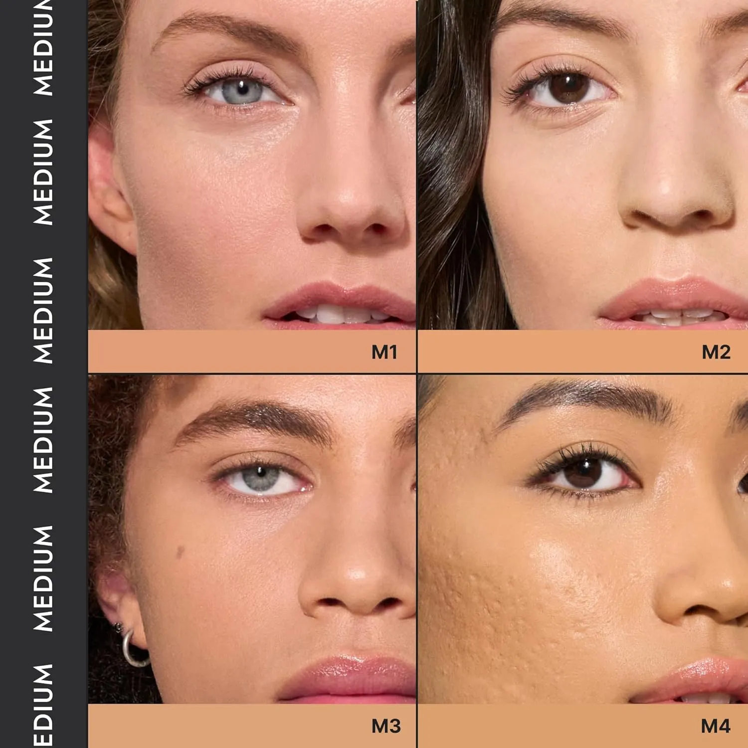 COVER FX Skin Discovered Longwear Full Coverage Concealer | Buildable Crease-Resistant High Coverage Formula Conceals, Corrects, and Brightens | M4-Medium to Tan Golden Neutral Undertone