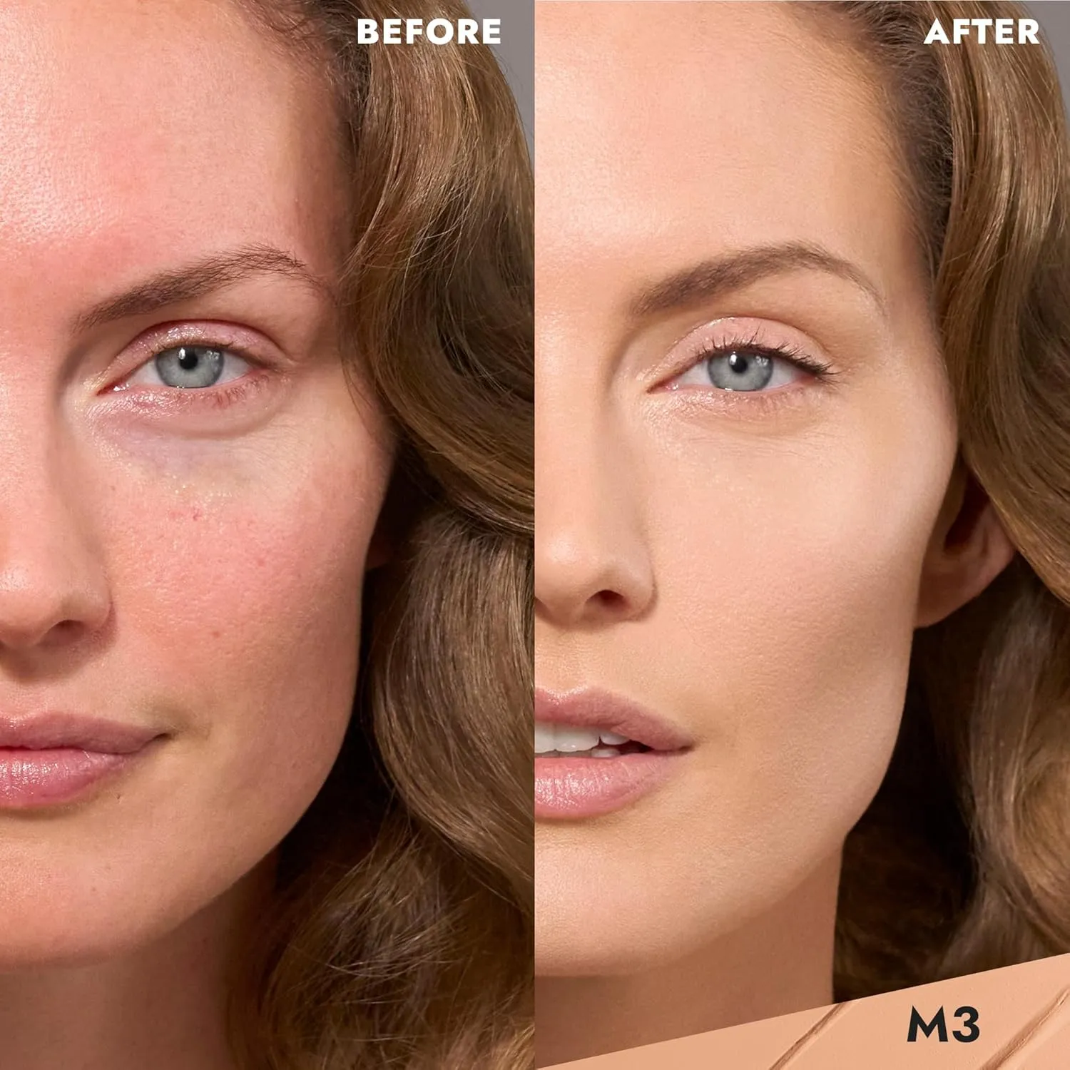 COVER FX Total Cover Cream Foundation - Shade M3 - Buildable Coverage - Natural Finish - Oil-Free - Sweat-Proof