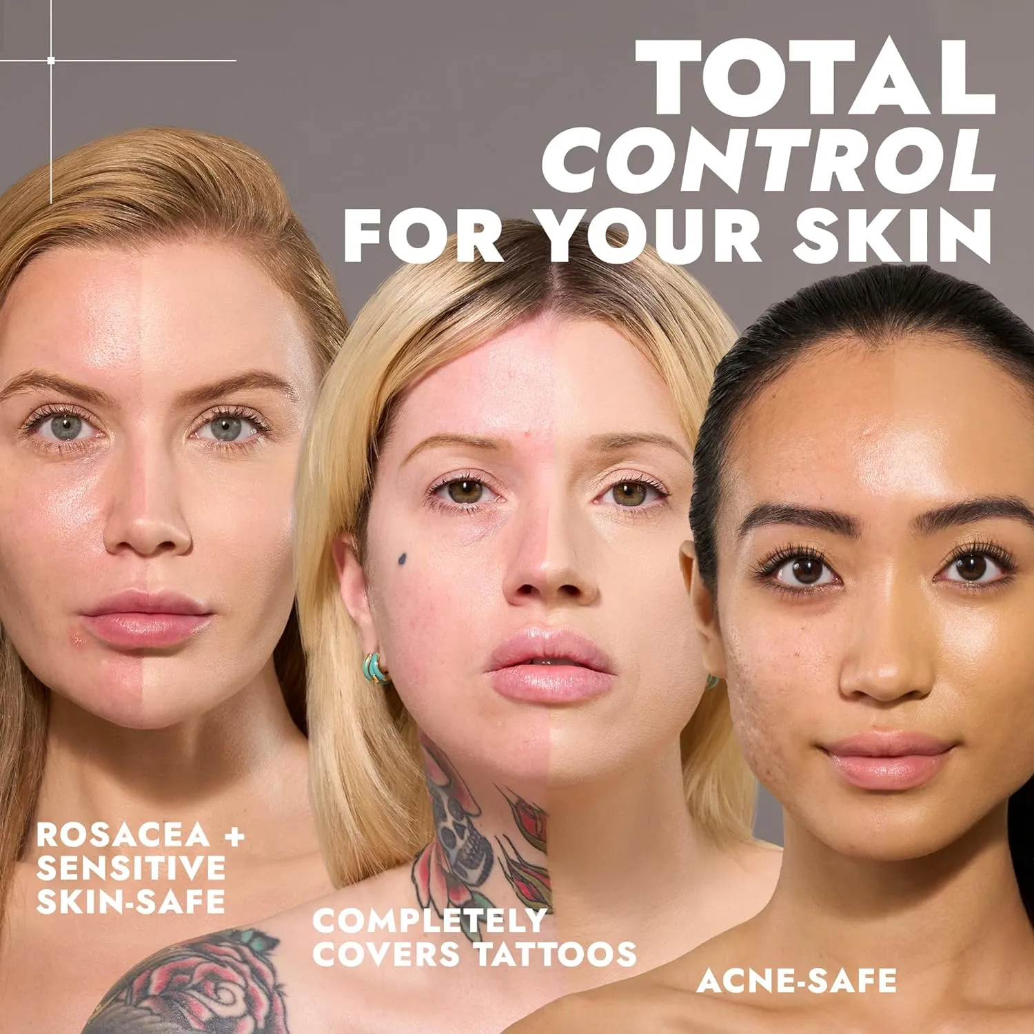 COVER FX Total Cover Cream Foundation - Shade M3 - Buildable Coverage - Natural Finish - Oil-Free - Sweat-Proof