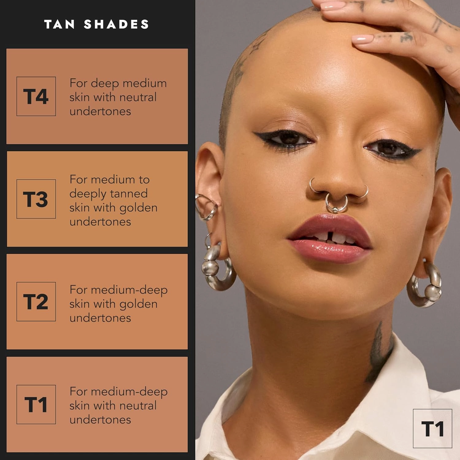 COVER FX Total Cover Cream Foundation - Shade T2 - Buildable Coverage - Natural Finish - Oil-Free - Sweat-Proof