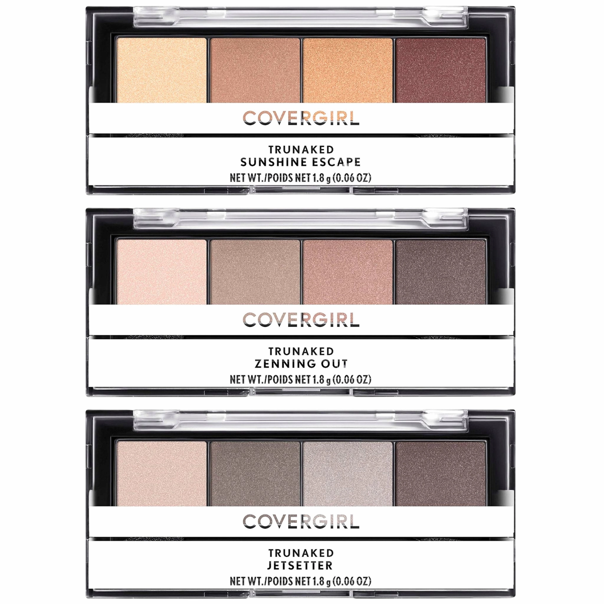 Covergirl Trunaked Quads Eyeshadow Palette Assorted - Wholesale 12 Units (COVTQEAS)