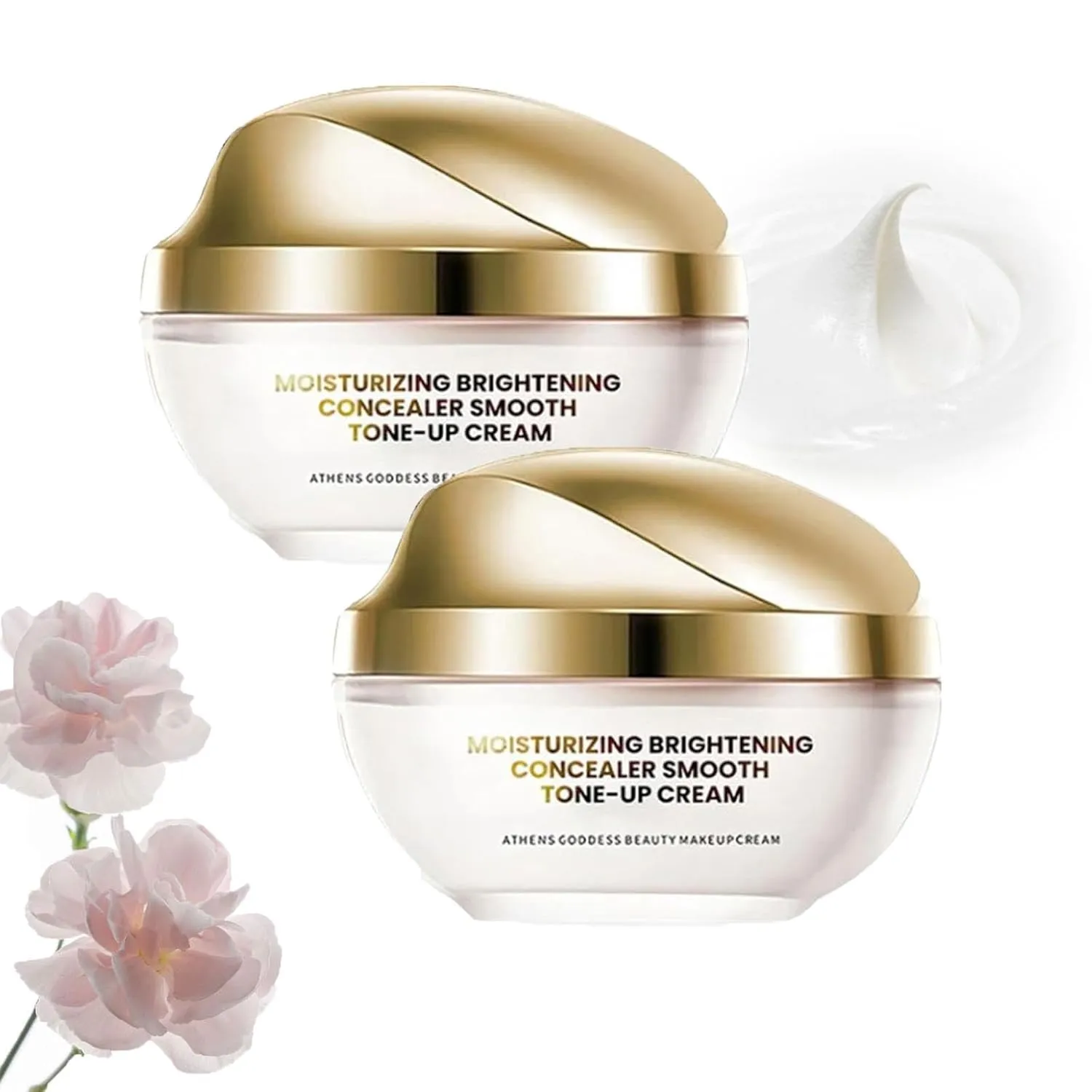 Crema De Maquillaje, Detroitrain Sunny Cream Concealer And Foundation, Moisturizing 𝐁𝐫𝐢𝐠𝐡𝐭𝐞𝐧ing Concealer Smooth Tone-Up Cream(2PCS, one size)