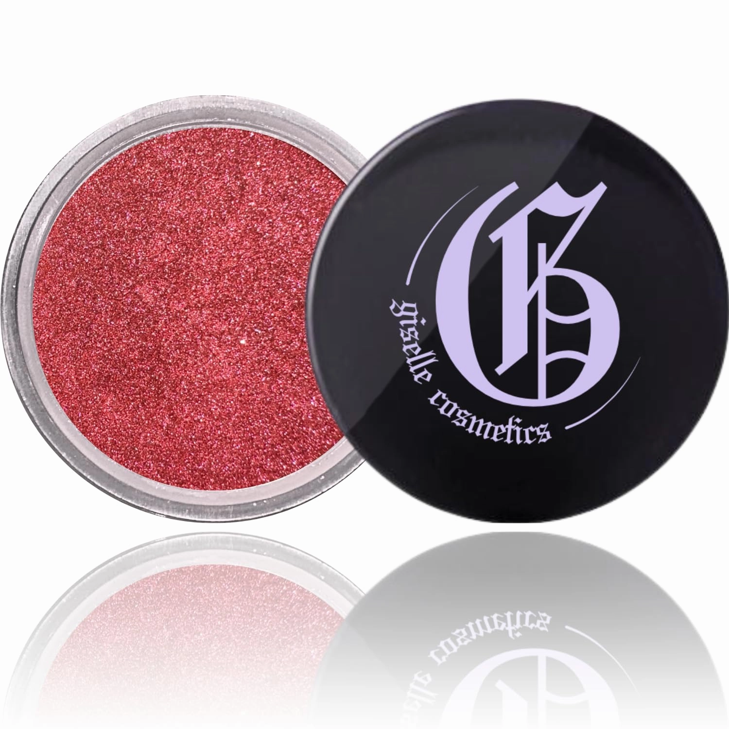 Crushed Ruby Mineral Powder Eyeshadow Palette - Organic Shimmer Eye Shadow, Glitter Eye Shadow Palette Makeup, Cream Eyeshadow Singles, Loose Highlighter Powder
