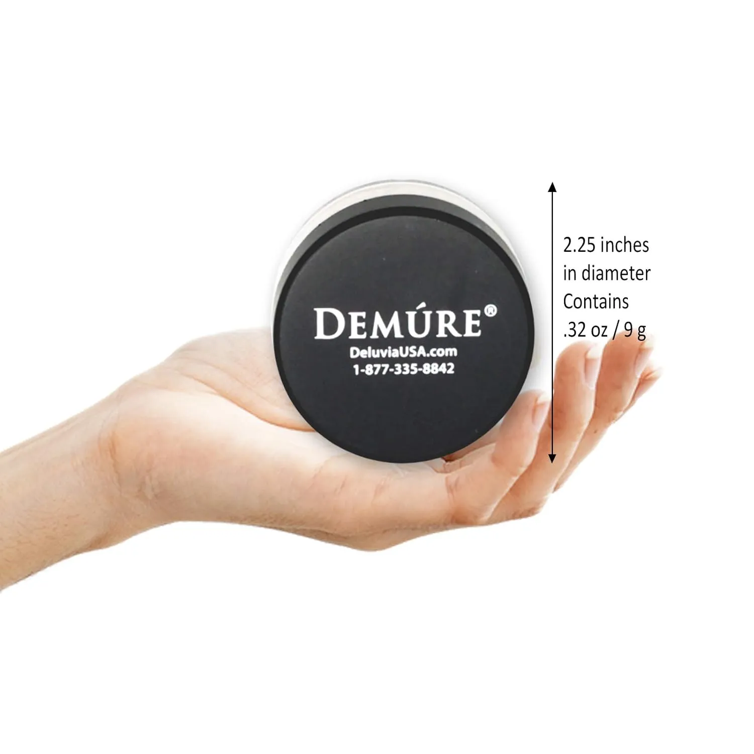 Demure Natural Makeup - Light Warm Foundation, Concealer, Pure Crushed Minerals, Loose Face Powder