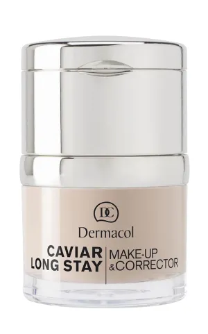 Dermacol Caviar long stay make-up and corrector - 1 pale 30 ml 1 oz