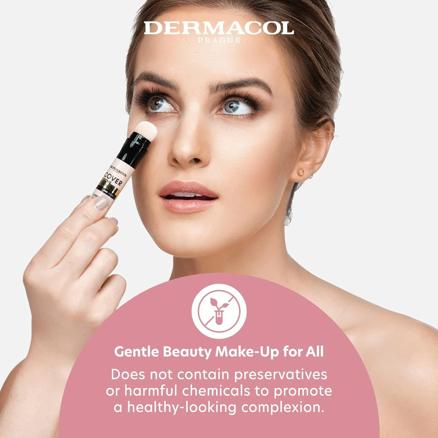Dermacol - Cover Xtreme Corrector Contour Stick, Long Lasting Non-Allergenic Liquid Contour with SPF30, High Coverage Light Formula Corrector Concealer Makeup for Acne-Prone Skin No. 2 (208)