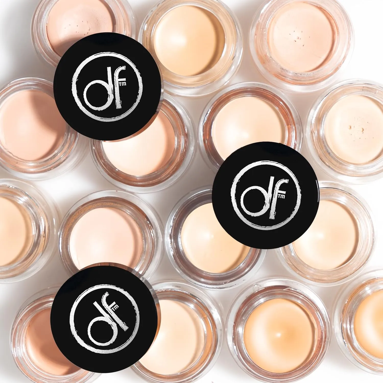 Dermaflage Waterproof Concealer Cream - Full Coverage, Matte Finish, Covers Dark Circles, Tattoos, Acne (Light)
