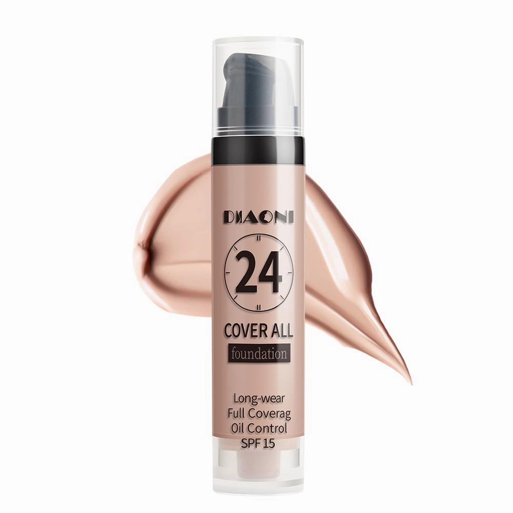 DIAONI 9-color Liquid Foundation Concealer Long Lasting 24H Moisturizing BB Cream Natural Coverage Concealer for Face and Body (03)