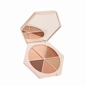 EM COSMETICS Divine Skies Eyeshadow Palette, 6 Ultra Pigmented Matte Shimmer Satin Shades, 9g (Rodin)