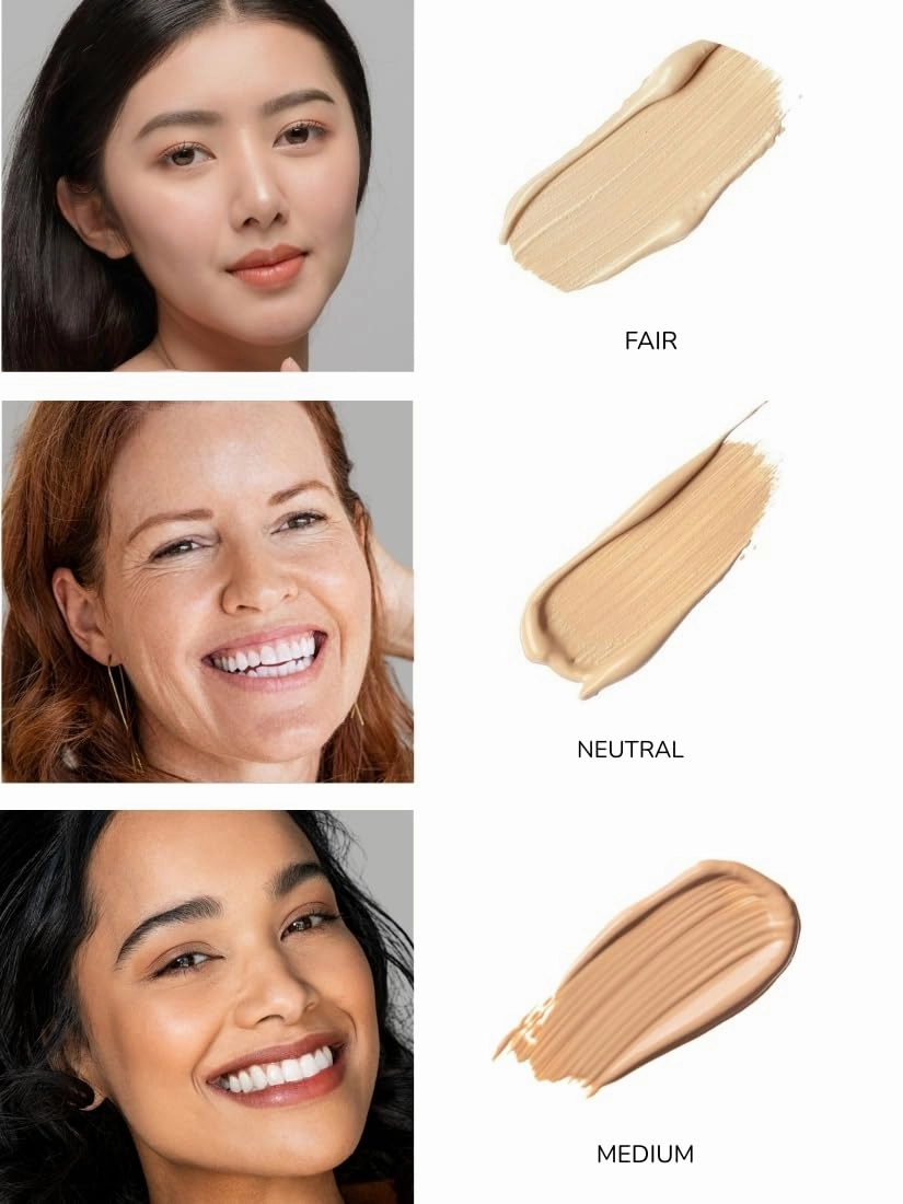 Emani HD Corrective Liquid Mineral Concealer with Vitamin C & Hyaluronic Acid, Full Coverage for Face, Cruelty-Free & Vegan, Medium