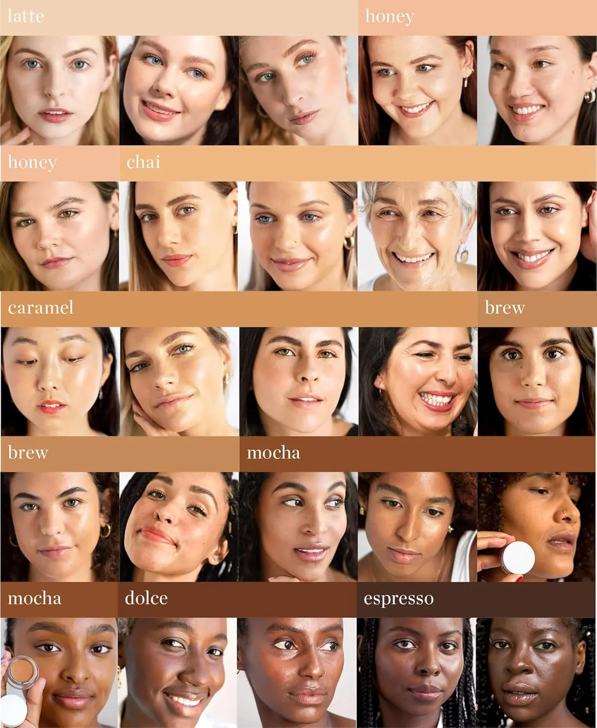 Ere Perez - Natural Arnica All-Cover Pot Concealer | Med-Full Coverage, Satin Finish, Calming, Nourishing | Vegan, Cruelty-Free, Clean Beauty (Honey, 0.18 oz | 5 g)