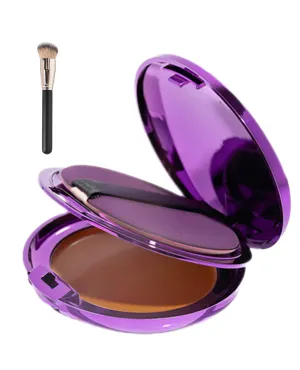 Evanesce Soft Matte Cream Concealer, Evanesce Foundation Long-Lasting Sweat-Proof, Covers Scars, Blemishes, And Tattoos Full Coverage (Dark skin tone)