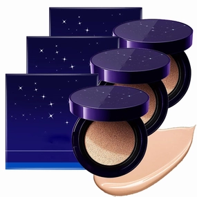 Evanesce Soft Matte Cream Concealer, Tattoo Concealer Waterproof, 0.42oz, Built-In Mirror and Applicator, Natural Fit and Gentle Formula, Suitable for All Skin Tones (Natural color 3pcs)