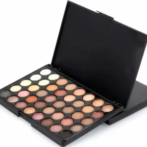 Eye, Matte Shimmer Metallic Eyeshadow Pallet, Blushed Avenue Long Lasting Blendable Natural Colors Make Up Eye Shadows Cosmetics Kit