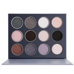 Eyeshadow Palette, High Pigmented Eye Makeup Palette Glitter Matte Metallic Shimmer Eyeshadow Powder Blendable Sweatproof and Waterproof Long Lasting