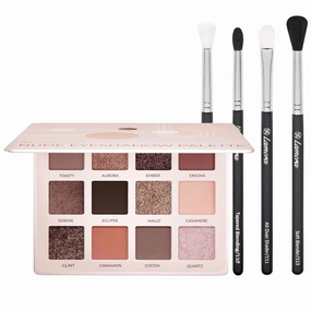 Eyeshadow Palette (Nude) with Eyeshadow Blending Brushes