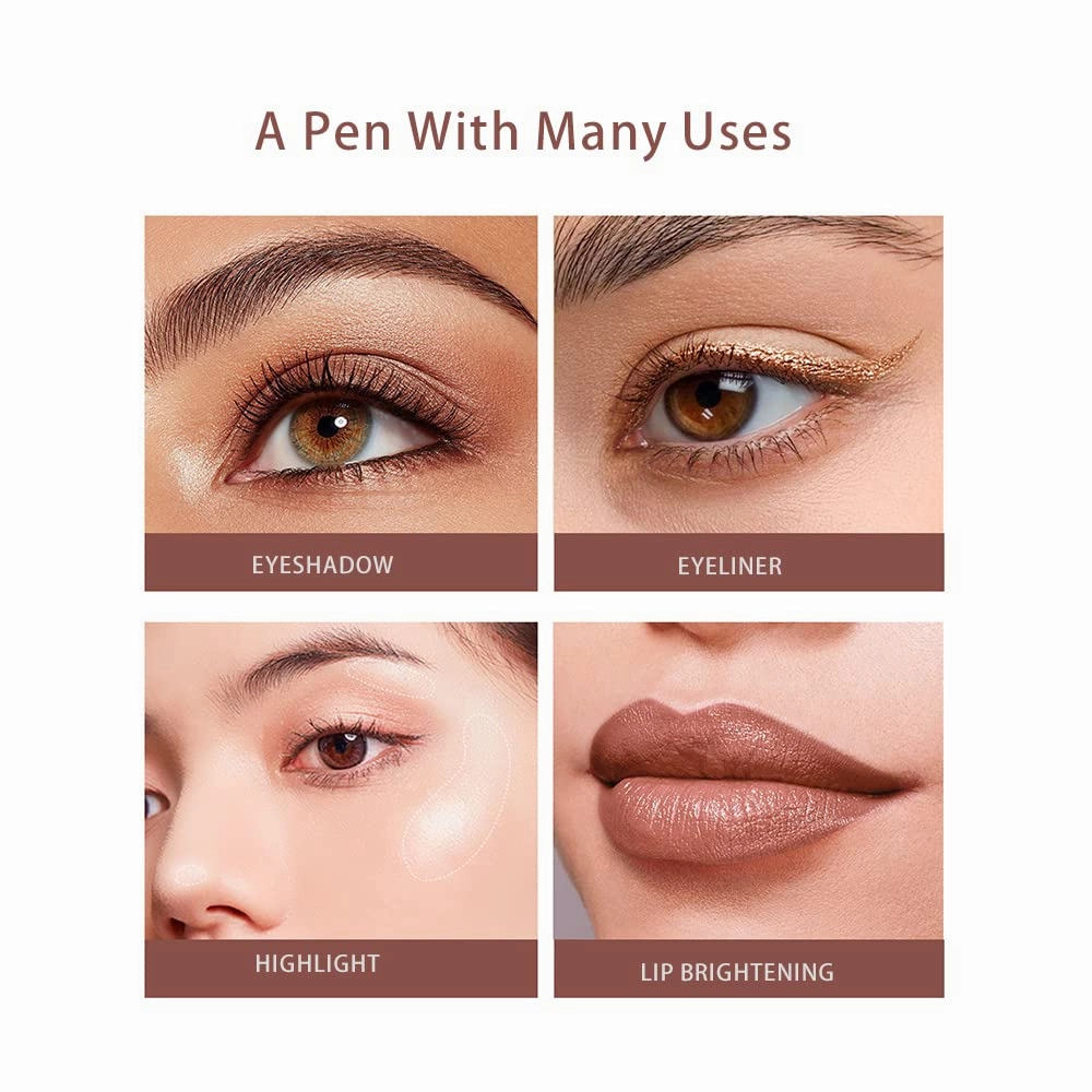 Eyeshadow Stick Makeup Set,12 PCS Warm to Cool Cream Matte Shimmer Glitter Colourpop Eyeshadow Pencil Crayon Pro Waterproof Long Lasting Smooth Cosmetics Gift Kit for Women Girls All-Day Eye Makeup