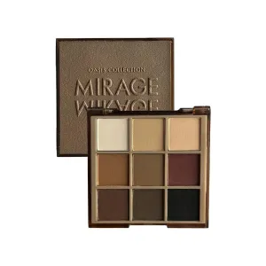 FARMASi Eyeshadow Palette, Oasis Mirage, 8.1g/0.29oz - Versatile Shades, Long-Lasting, Blendable Formula, Matte and Shimmer Finishes, Vibrant Color, Daily Wear, Special Occasions