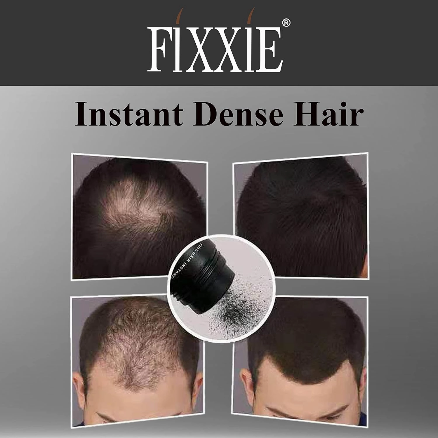 FIXXIE Hair Fibers Dark Blonde for Thinning Hair 27.5g Bottle, Concealer for Hair Loss, Men and Women, Naturally Thicker Looking With Keratin Fibres