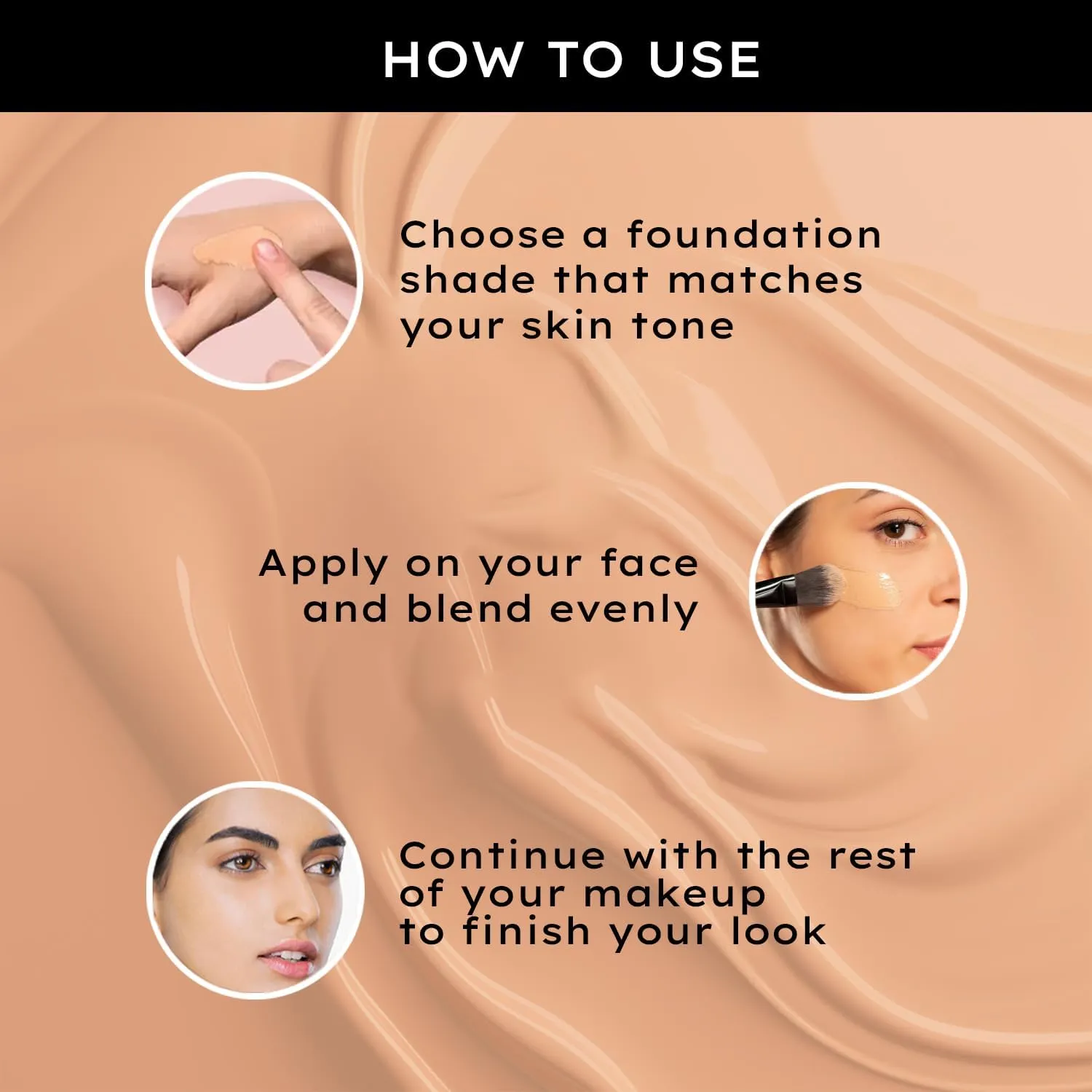 Flawless Matte Foundation, Absolute Ivory, 3-in-1 Foundation with Moisturizer and Concealer, 30 ml, 12 Hour Hydration (Golden Beige 032, 30 ml (Pack of 1))