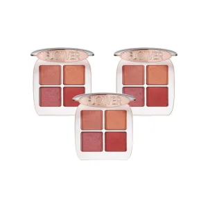 FLOWER BEAUTY Petal Play Shadow Quad | Crease-Free Formula | Highly Pigmented, Illuminating Eye Makeup Palette | Features Four Curated Long-Lasting Shades - Berry-more (Pack of 3)