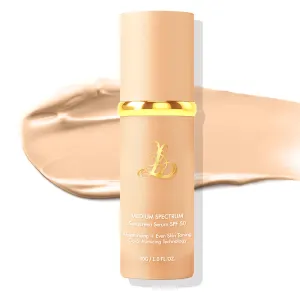 Foundation 4 in 1 - Medium Spectrum With SPF 50 , Color Changing Foundation, Full Coverage Concealer, Hydrating Waterproof and Sweatproof Suitable for All Skin Types