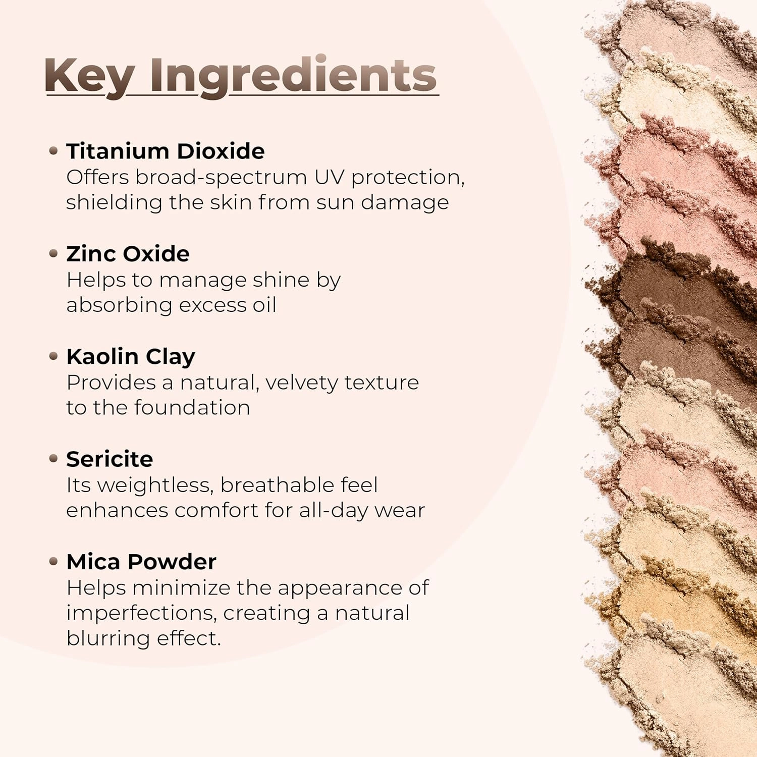 FOUNDATION & CONCEALER DUO (BEIGE & MEDIUM CONCEALER) Mineral Makeup Kit Full Size Set Matte Bare Face Sheer Powder Cover