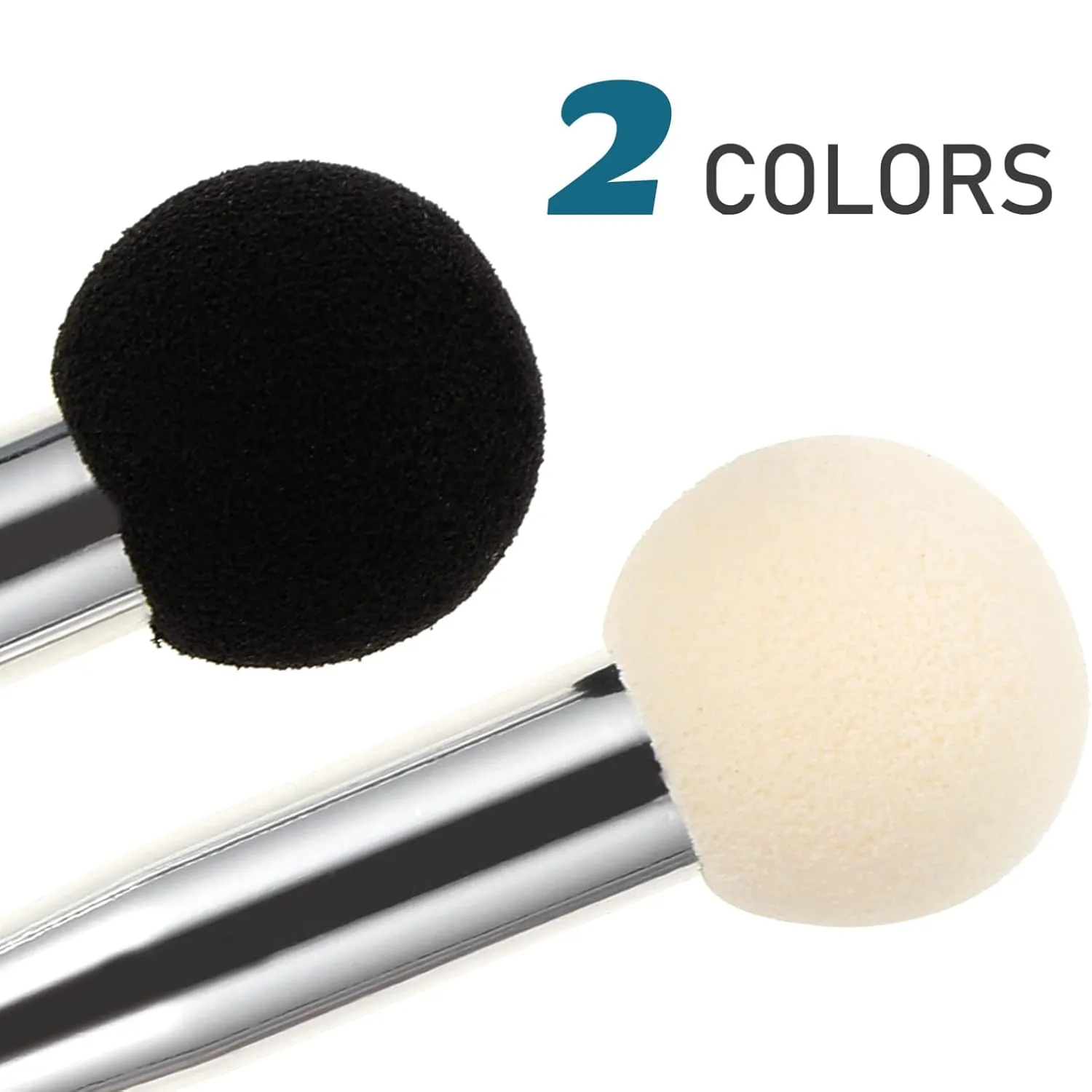 FRCOLOR 24pcs Dual-ended Makeup Brush Eyebrow Sponge Stamp Eyelash Applicator Versatile Tools for Quick and Makeup Application for Women and Enthusiasts