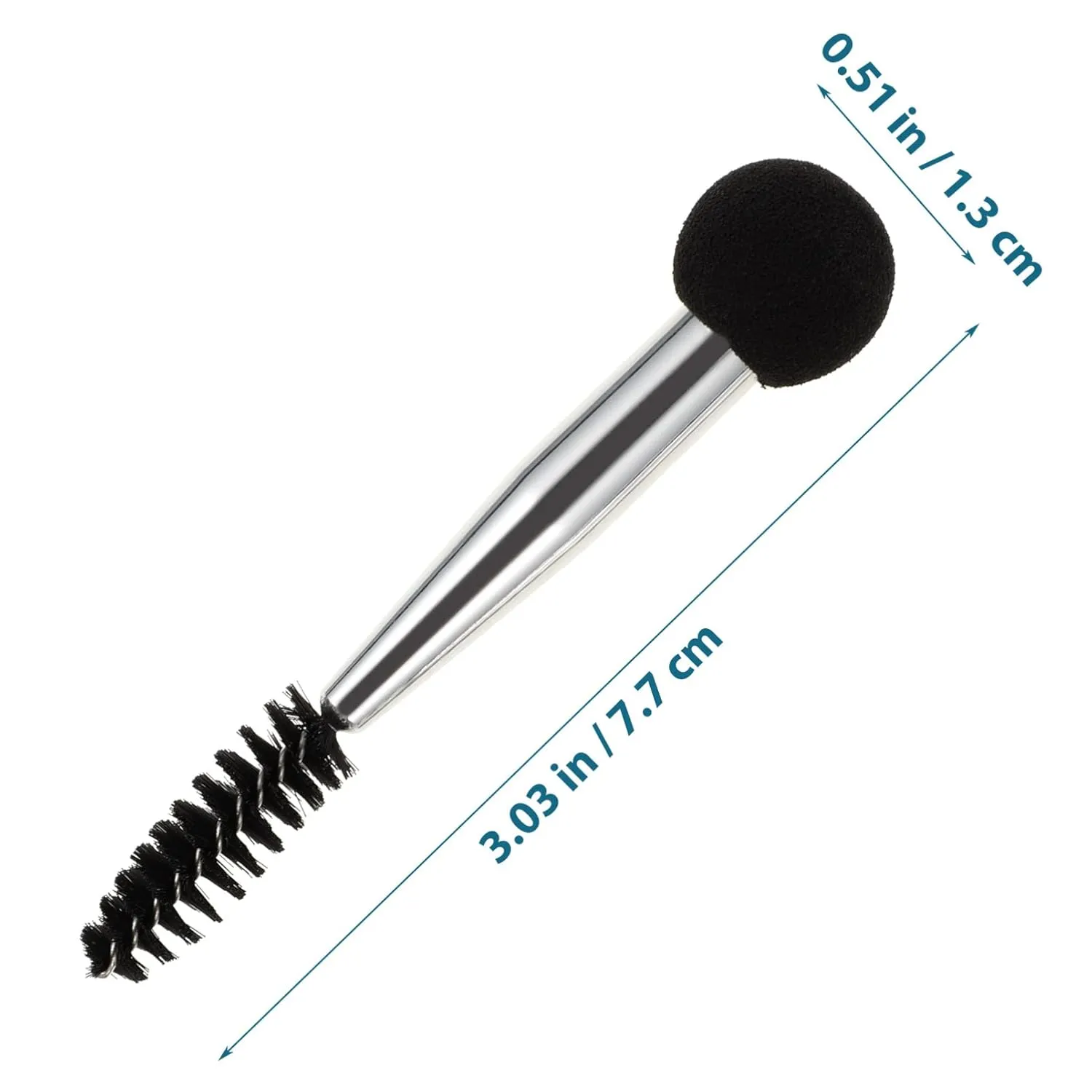 FRCOLOR 24pcs Dual-ended Makeup Brush Eyebrow Sponge Stamp Eyelash Applicator Versatile Tools for Quick and Makeup Application for Women and Enthusiasts