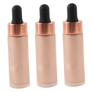 FRCOLOR 3pcs Women Three-dimensional Repair Highlighter Shimmering Illuminating Makeup for Cosplay Nightclub Stage Performance Silky Shine
