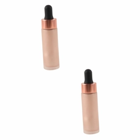 FRCOLOR 2pcs Bling Eyeliner Makeup Highlighter Cream Highlighter Liquid Enhancer Drops Day Long